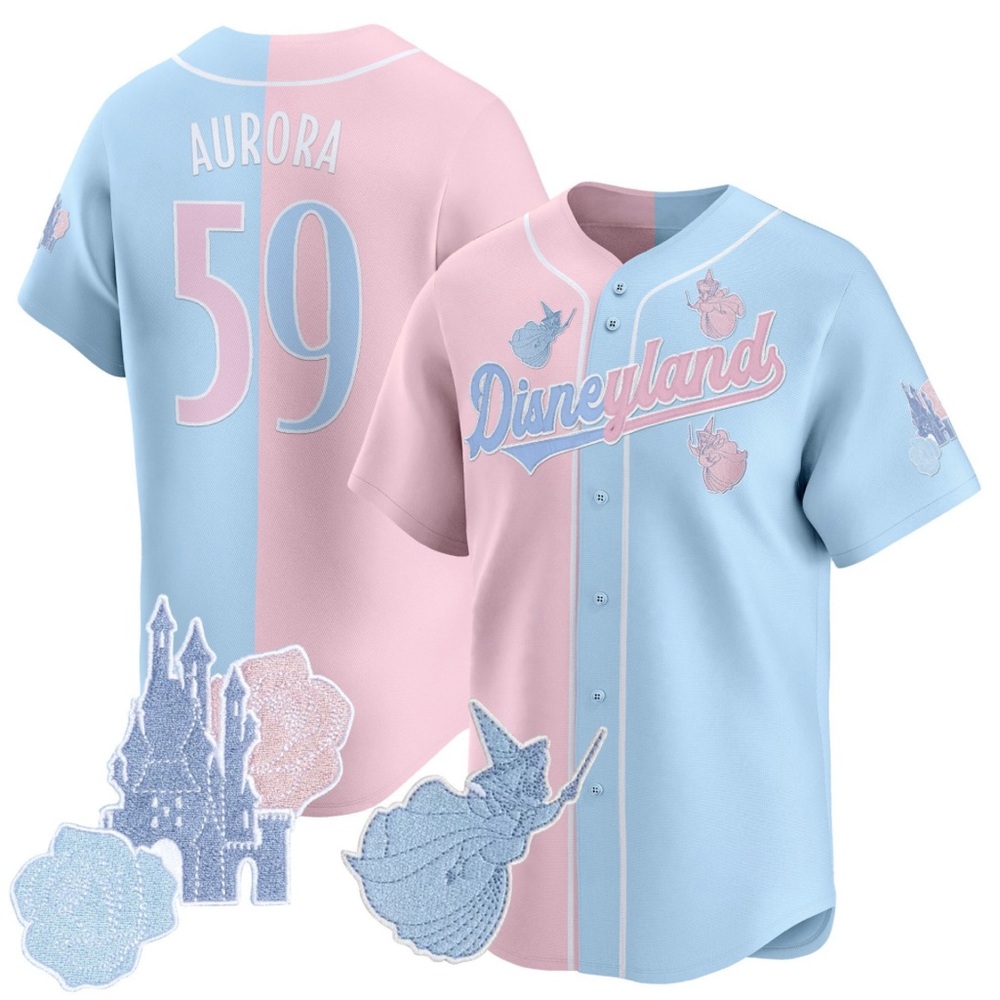 Aurora Baseball Jersey for Adults – Sleeping Beauty – Disneyland